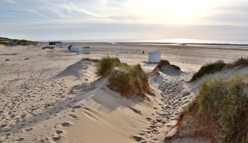 Von der Ferienwohnung in Zoutelane ist es nicht weit zum Strand.